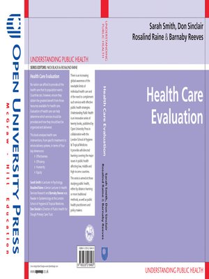 cover image of Health Care Evaluation
